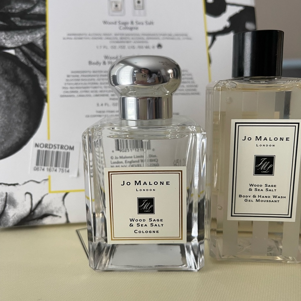 ❌sold❌2 piece JO MALONE Wood Sage & Sea Salt set 1.7oz 50ml 100ml 3.4oz